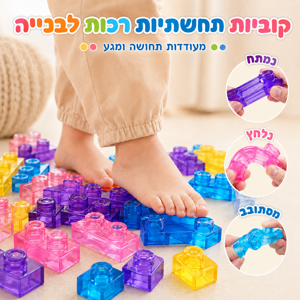לגו ענן - קוביות בניה רכות וגמישות