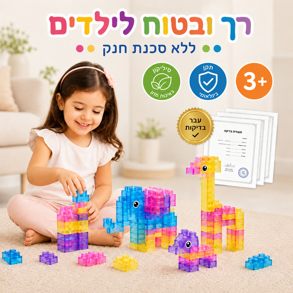 לגו ענן - קוביות בניה רכות וגמישות