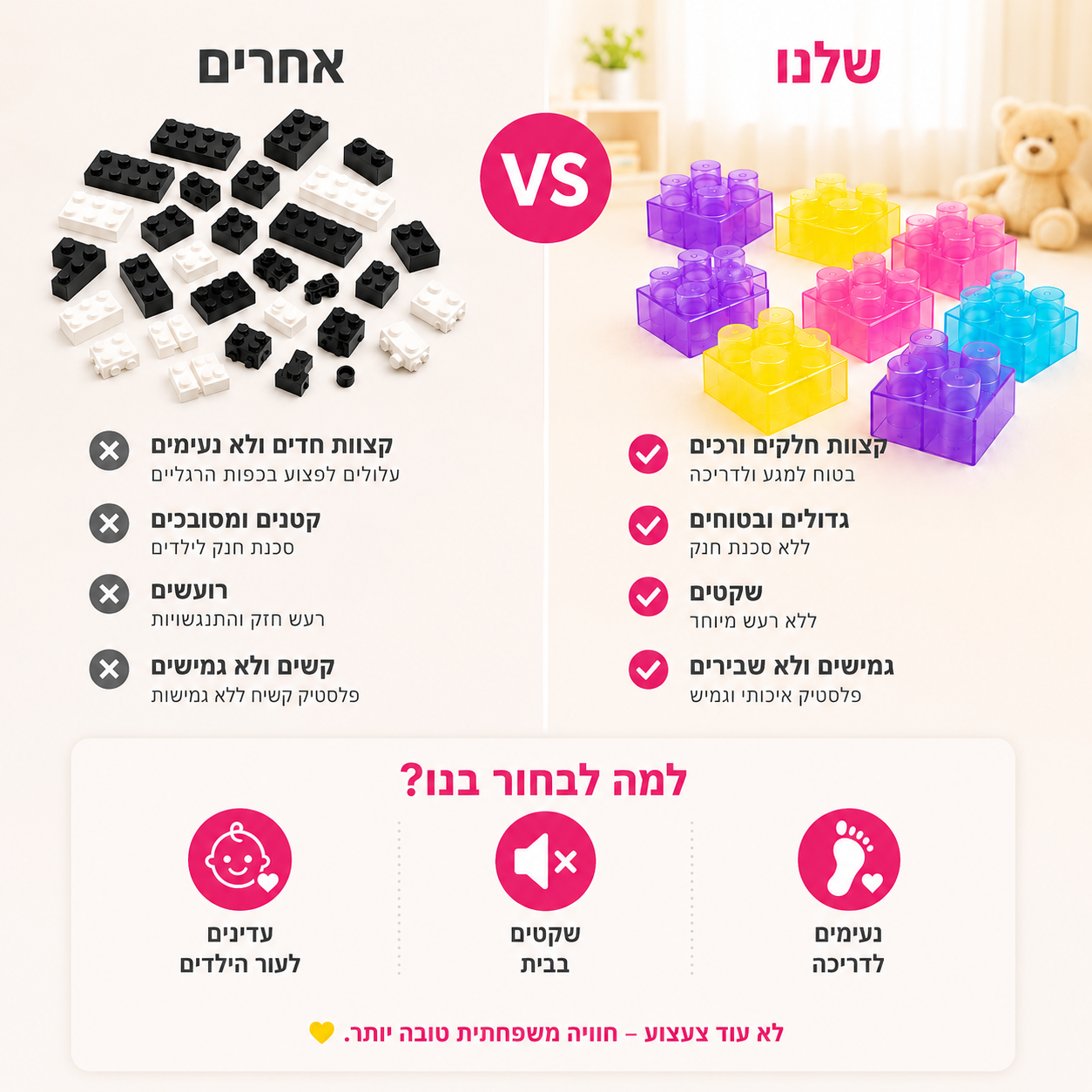 לגו ענן - קוביות בניה רכות וגמישות